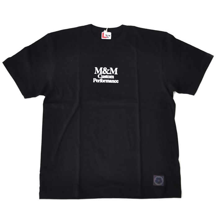 M&M CUSTOM PERFORMANCE - Logo Tee / BLACK / グラフィックロゴ