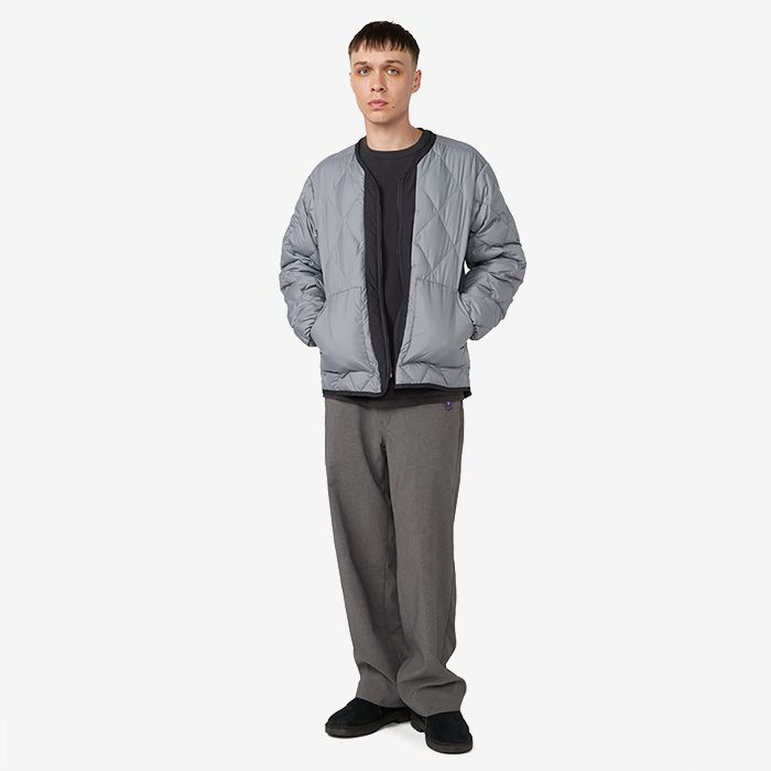 PERTEX QUANTUM PLAS Field Down Cardigan / LH(Light Gray)