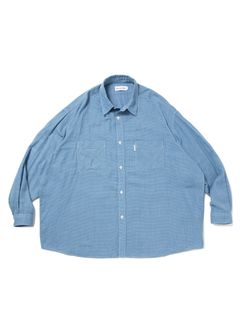 Double Gauze Check Oversized L/S Shirts / SAXE / チェックシャツ / CTE-25A410