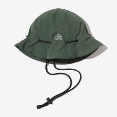 Refresh!Service. / DRAWSTRING POUCH HAT / KHAKI
