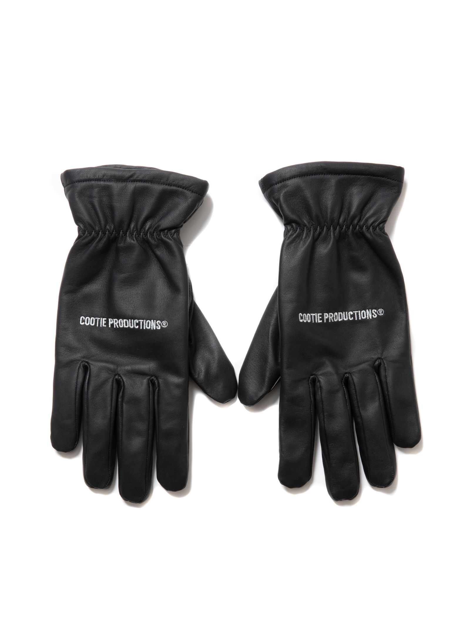 cootie 手袋　グローブ COOTIE PRODUCTIONS - Leather Glove / Black / グローブ