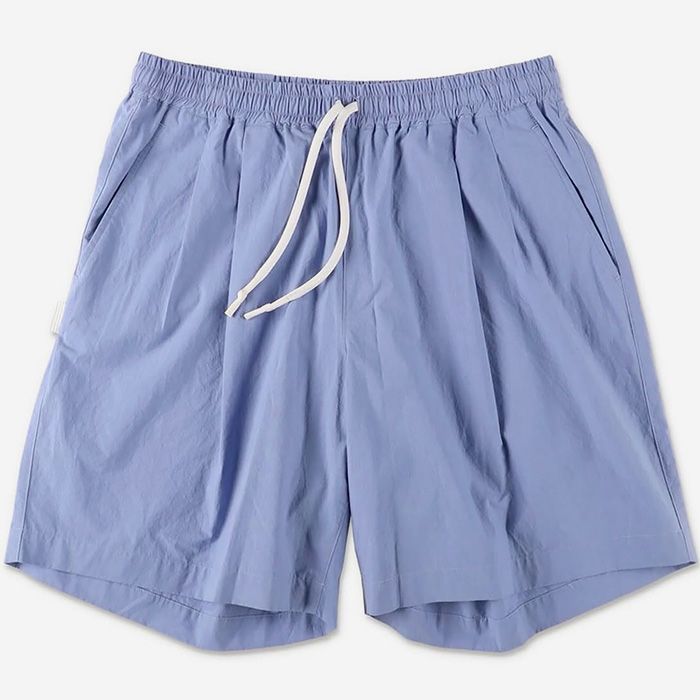 COTTON BAGGY SHORTS  | L.BLUE