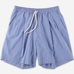 COTTON BAGGY SHORTS  | L.BLUE