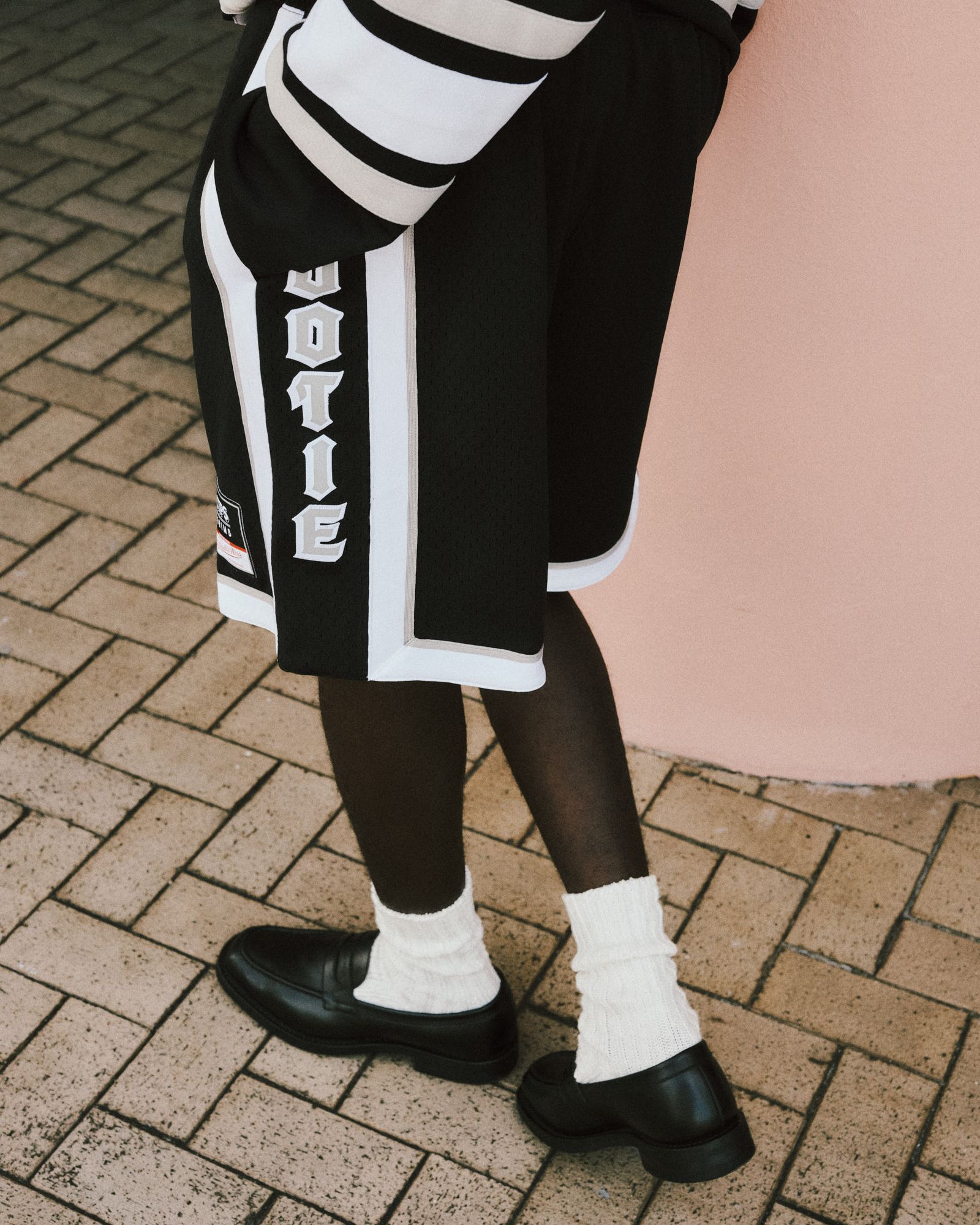 GAMEDAY SHORTS / BLACK /  MITCHELL & NESSコラボ / MTL-CTE-02