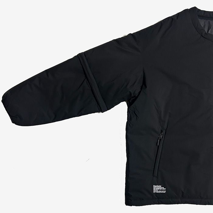 PERTEX® QUANTUM AIR MINI RIPSTOP SNAP JACKET / BLACK