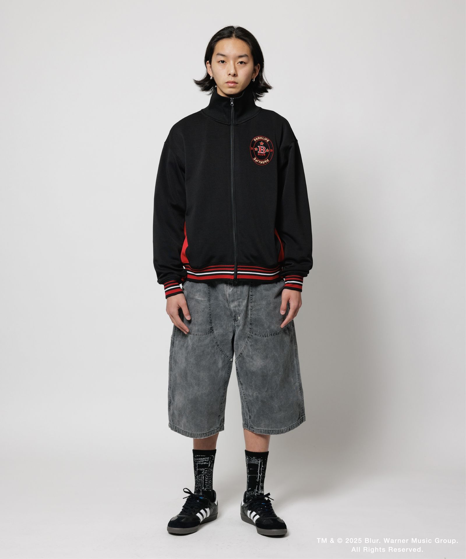 TRACK JACKET(xblur) / BLACKxRED / blurコラボレーション