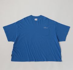 SUPER BIG FLAT POCKET SS TEE | BLUE
