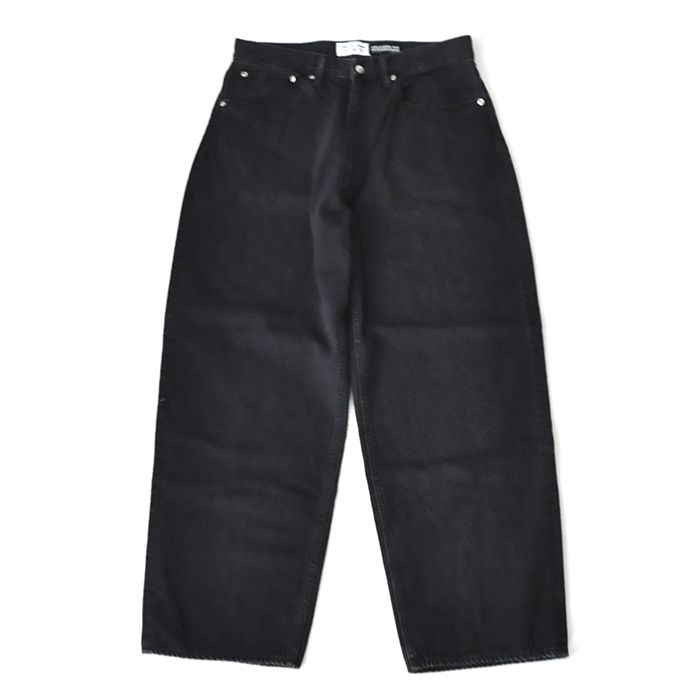 ENDS and MEANS - Relaxed fit 5 Pockets Denim Washed / Washed Black 