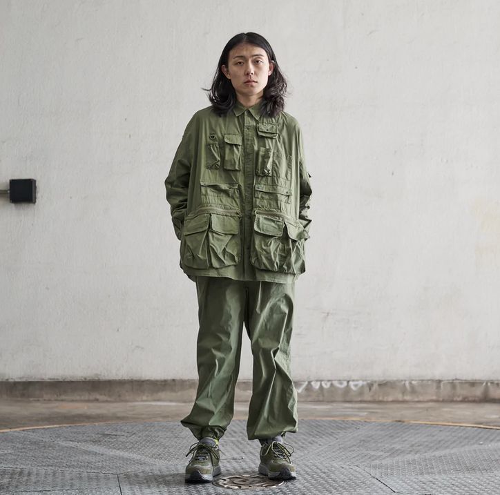 TACTICAL POCKET L/S SHIRT / KHAKI - F