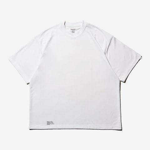 2-PACK TECH SMOOTH S/S CREW NECK / WHITE