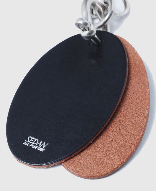 OVAL KEYRING / Black