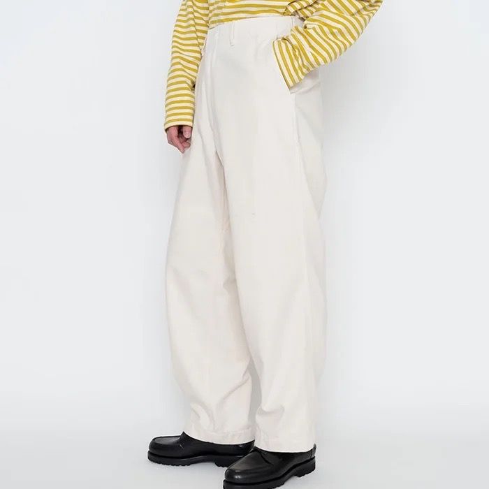 Wide Denim Pants / NA(Natural)