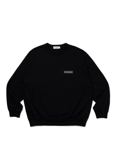 Heavy Oz Jersey Plain Crew / BLACK /  へヴィーオンススウェット