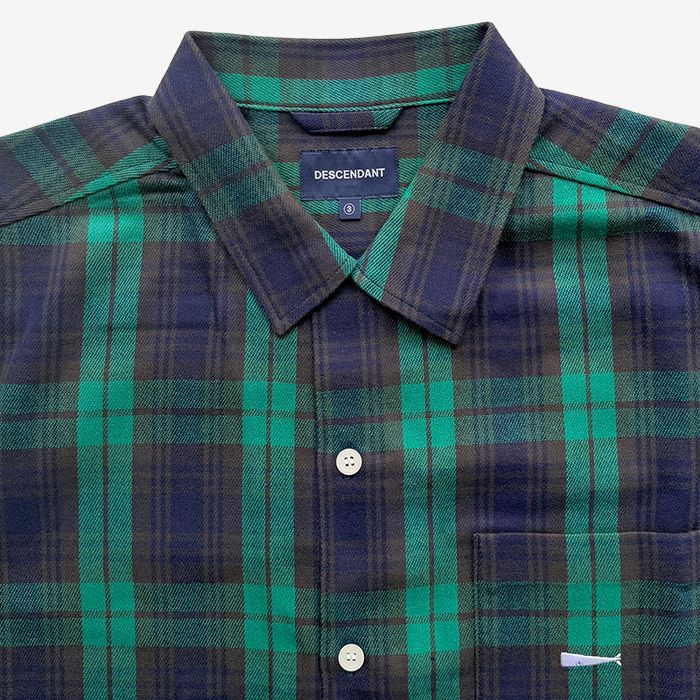MILPITAS PLAID LS SHIRT / GREEN