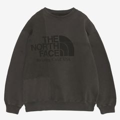 Field Patchworked Crewneck Sweatshirt / AH(Asphalt Gray)