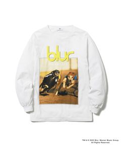 L/S TEE(xblur) / WHITE / blurコラボレーションロンティー