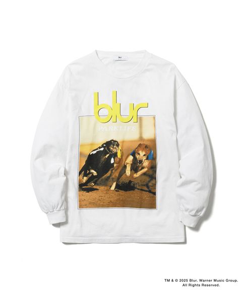 L/S TEE(xblur) / WHITE / blurコラボレーションロンティー