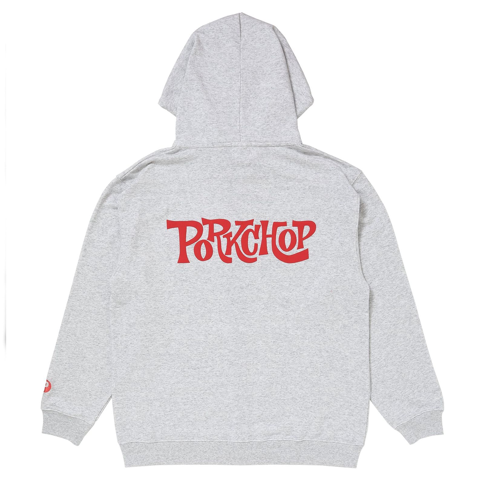 SC LOGO ZIP UP HOODIE / ASH / ジップパーカー