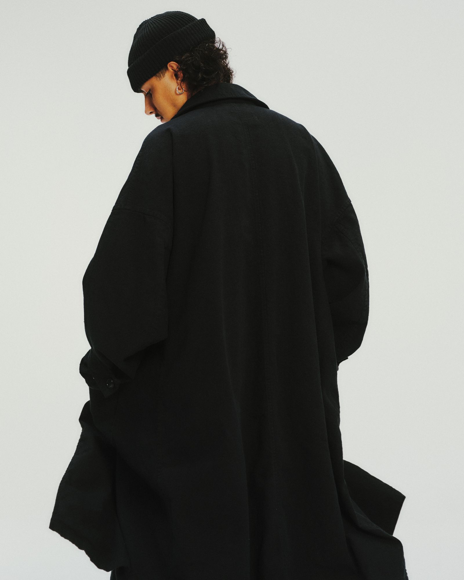 Linen Watch Cap / BLACK /  ビーニー / CTE-26S502