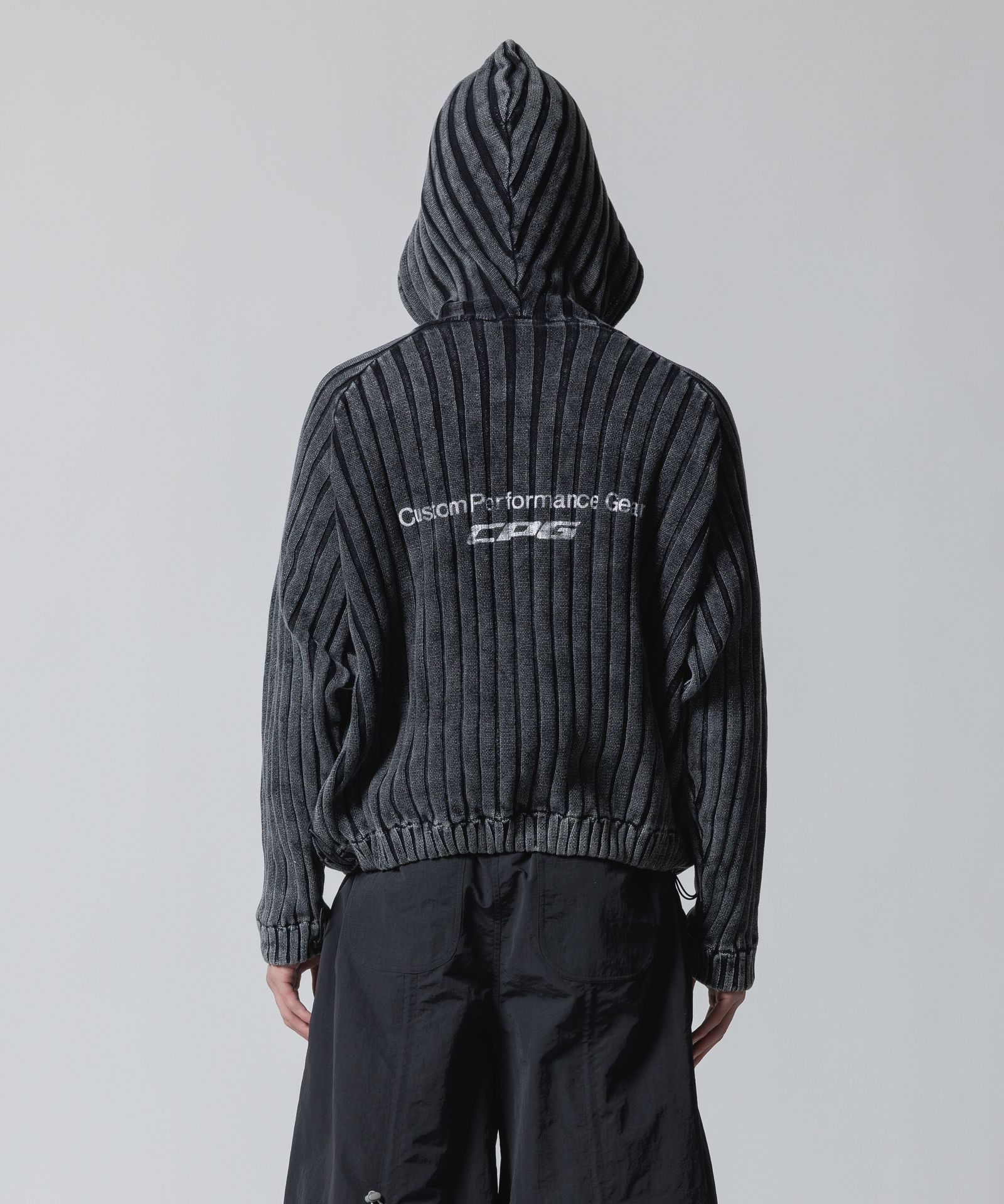 CPG KNIT HOODIE 26AW / BLACK / ニット フーディー