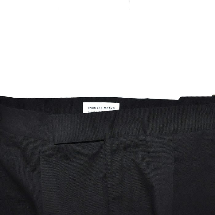 Wool Easy Trad Trousers / Black
