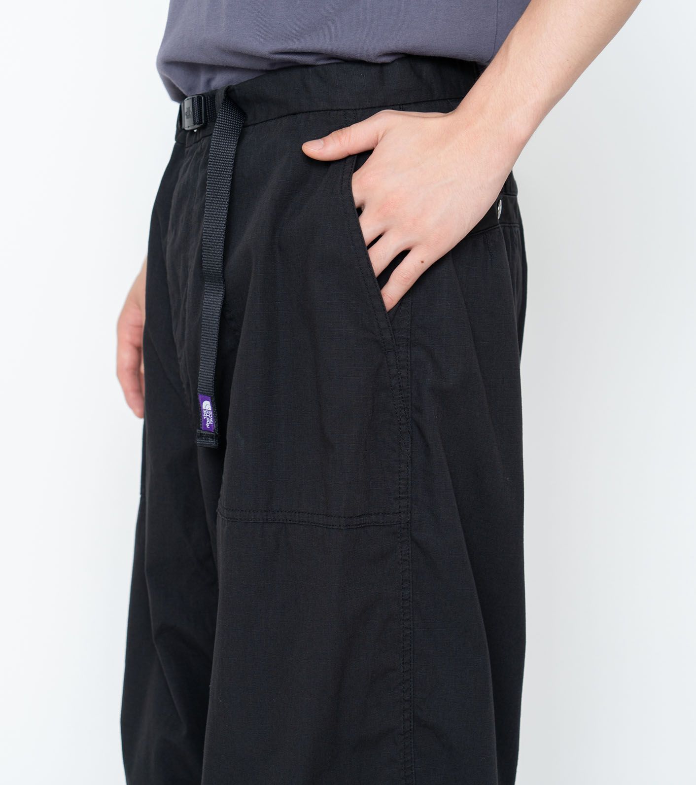 THE NORTH FACE PURPLE LABEL - Ripstop Wide Cropped Pants / K(Black ...