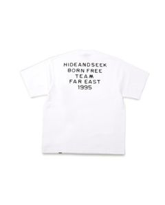 Typewriter S/S Tee (BigSilhouette) / WHT / プリントティーシャツ
