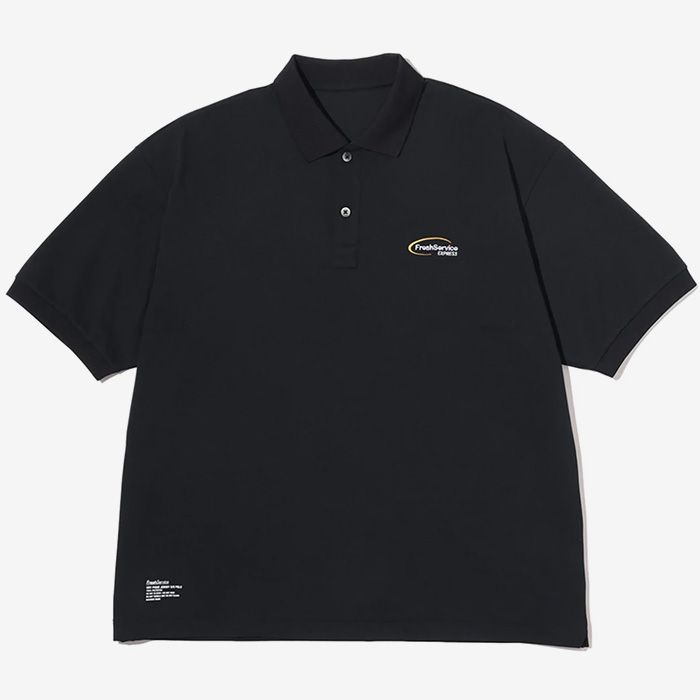 DRY PIQUE JERSEY POLO "DISPATCH" / BLACK