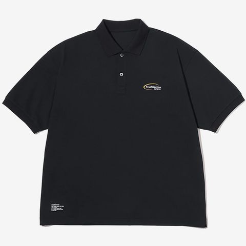 DRY PIQUE JERSEY POLO "DISPATCH" / BLACK
