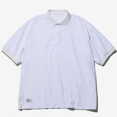 DRY PIQUE JERSEY S/S POLO / WHITE