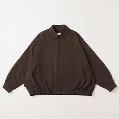 STITCHED NYLON SWING TOP | D.BROWN