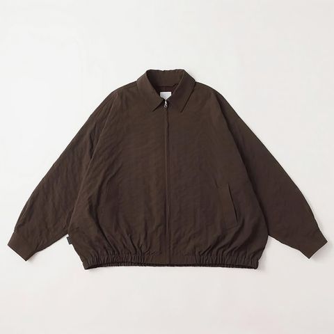 STITCHED NYLON SWING TOP | D.BROWN