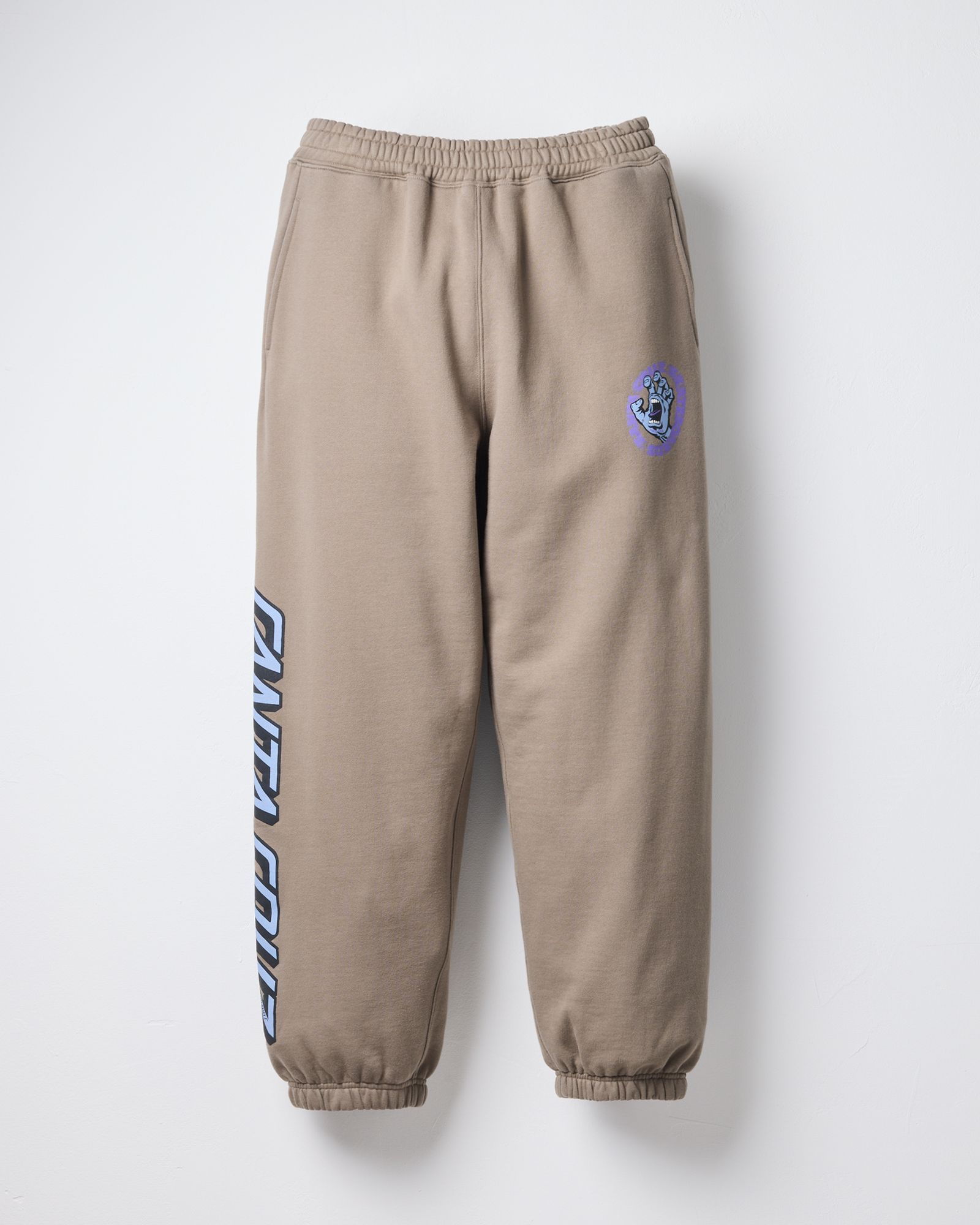 SANTA CRUZ / SCREAMING HAND SWEATPANTS / Taupe Grey