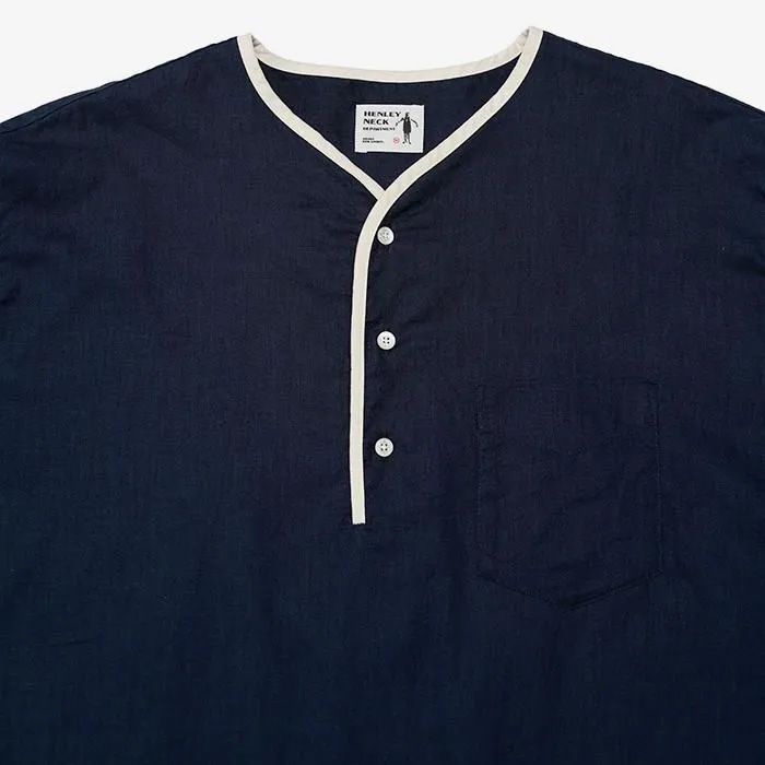 Allen / NAVY COTTON LINEN / NAVY