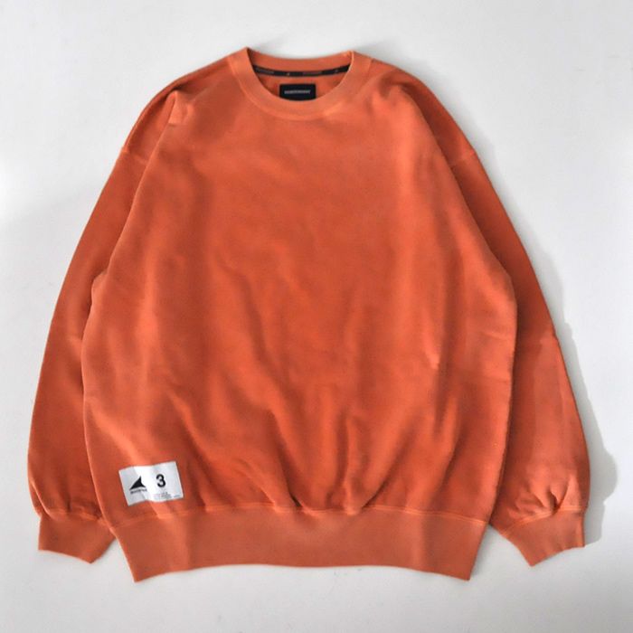 CETUS CREW NECK PIGMENT DYE / ORANGE