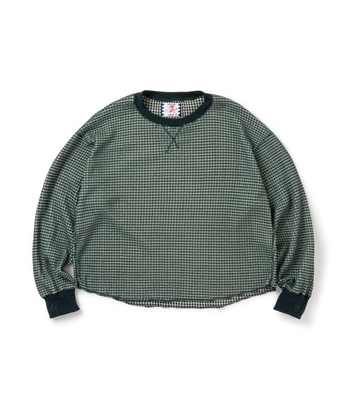 HOLD FAST THERMAL SHIRT / GREEN / サーマルシャツ