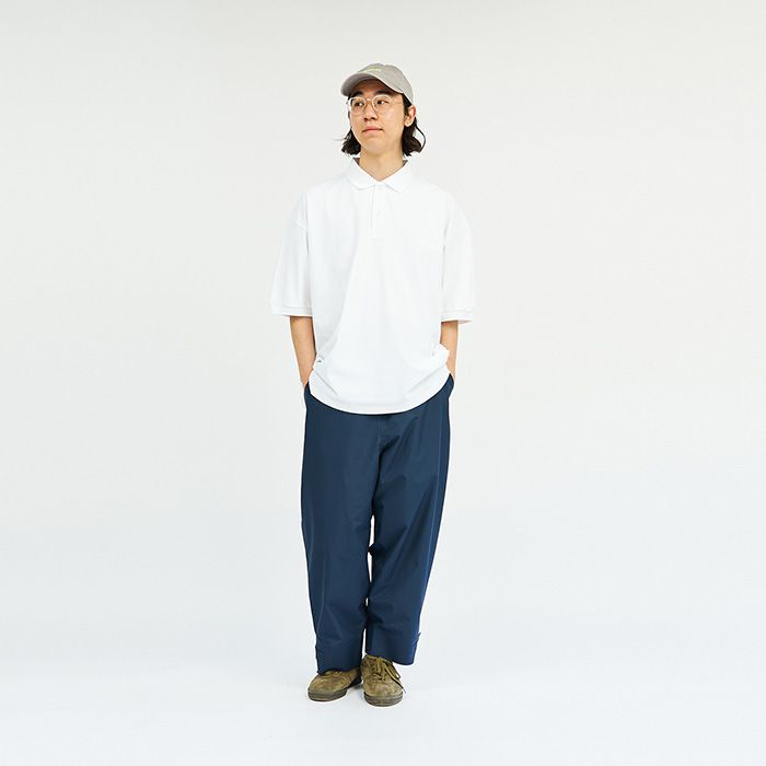 DRY PIQUE JERSEY S/S POLO / WHITE