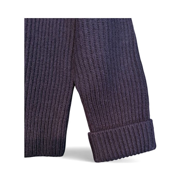 CLAM CREW NECK KNIT / NAVY