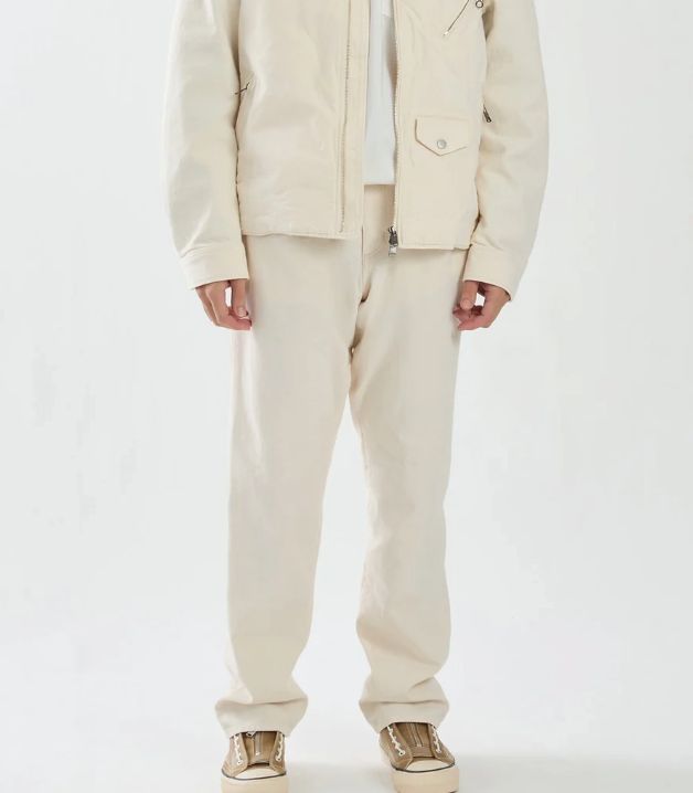 TRUCKER 5P JEANS COTTON OXFORD / NATURAL / 5ポケット パンツ
