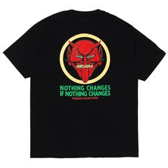 NOTHING DEVIL TEE / BLACK / プリントティー