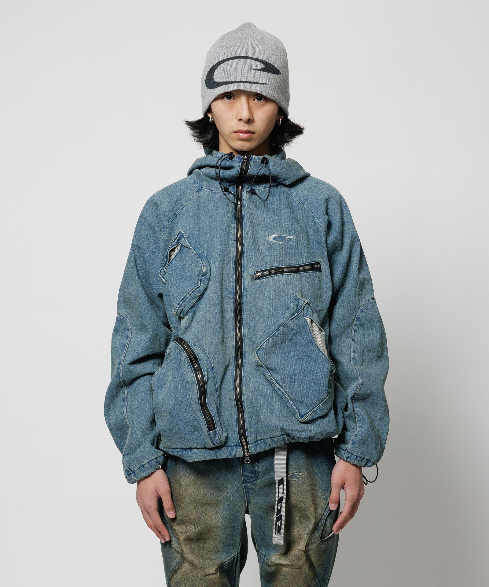 CPG RHOMBUS POCKET FADE DENIM JACKET / BLUE / デニムジャケット / FS1881