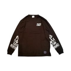 Logo L/S Tee / BLACK / プリントロングスリーブティー