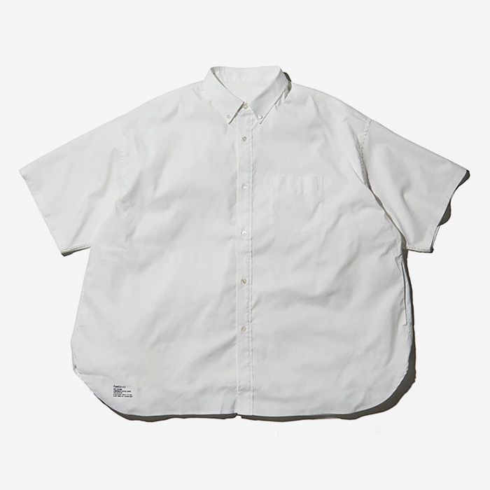 DRY OXFORD CORPORATE S/S B.D SHIRT / WHITE
