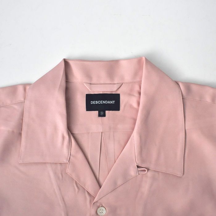 トップス DESCENDANT PIER SATIN SHIRT open collar PIER OPEN COLLAR SS SHIRT - DESCENDANT (ディセンダント