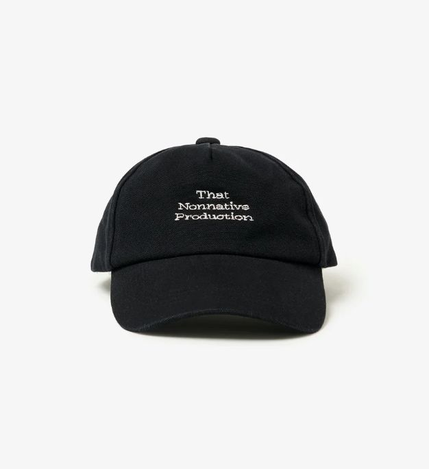 WORKER 6P CAP COTTON OXFORD / BLACK