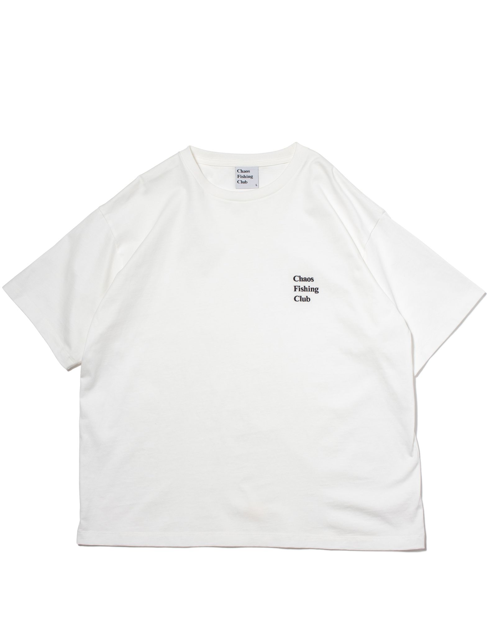 LOGO CREW NECK T-SHIRT / WHITE - M