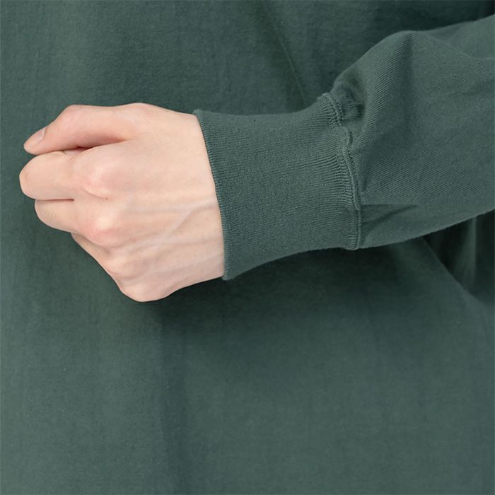 7oz Long Sleeve Pocket Tee / SW(Spruce x Off White)