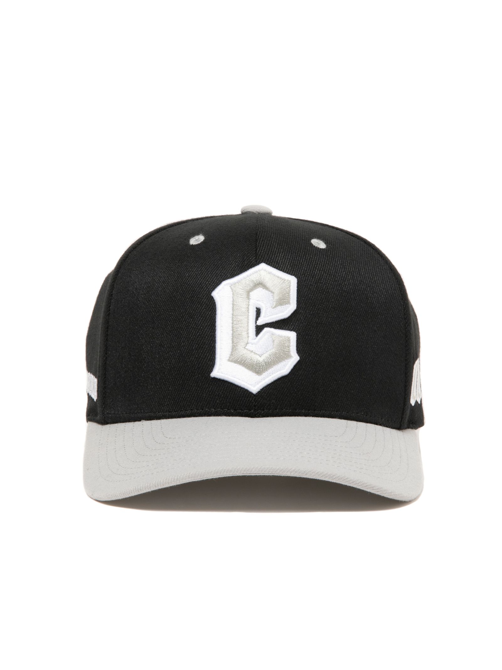 6 PANEL STRETCH SNAPBACK CAP / BLACK /  MITCHELL & NESSコラボ / MTL-CTE-03