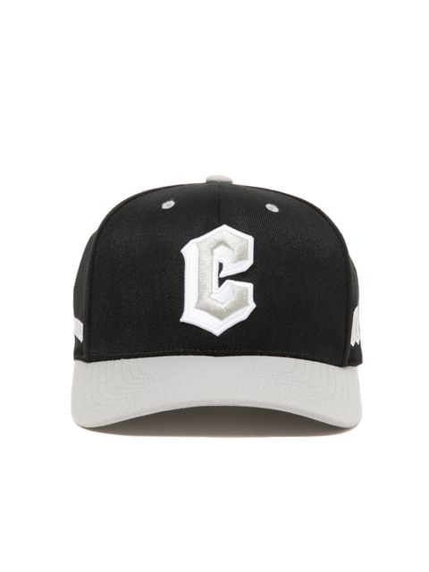 6 PANEL STRETCH SNAPBACK CAP / BLACK /  MITCHELL & NESSコラボ / MTL-CTE-03