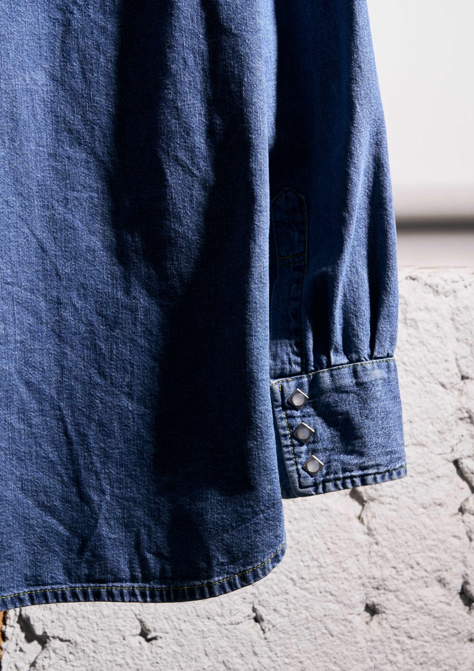 DENIM SHIRT H.WASH / INDIGO / デニム シャツ